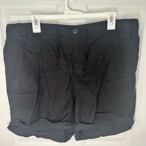 Lane Bryant Black Drawstring Shorts | Size 14/16